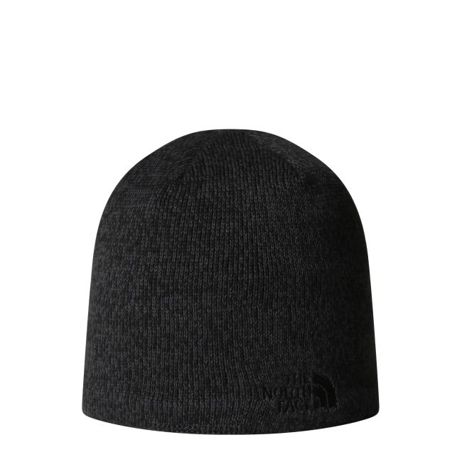 Căciulă The North Face Jim - negru Black Heather | lână și bandă interioară din fleece