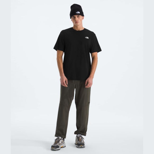 Tricou The North Face Evolution Simple Dome Regular pentru bărbați - negru Black | poliester reciclat