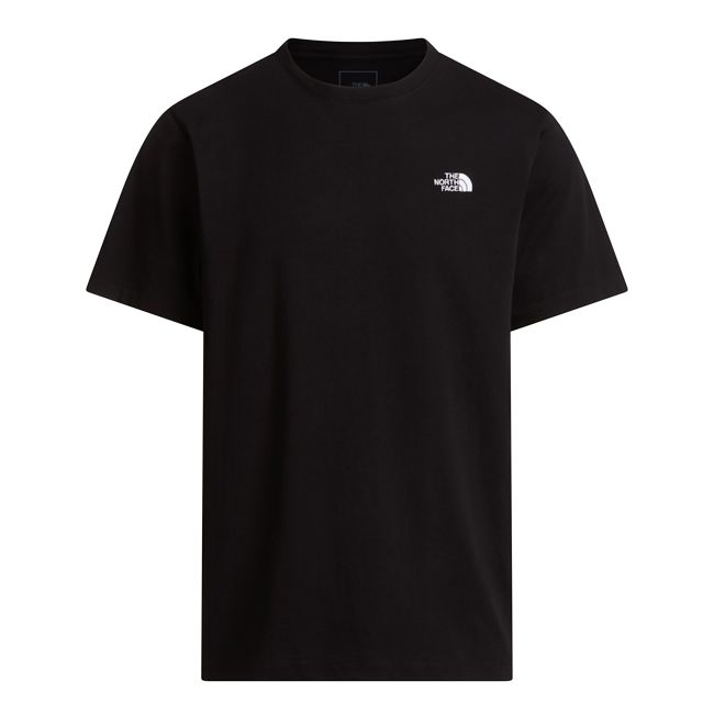 Tricou The North Face Evolution Simple Dome Regular pentru bărbați - negru Black | poliester reciclat