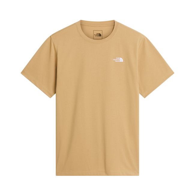 Tricou The North Face Evolution Simple Dome Regular pentru bărbați - bej Khaki Stone | poliester reciclat