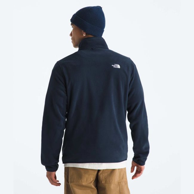 Bluză polar The North Face Glacier pentru bărbați - bleumarin Summit Navy | poliester 100% reciclat