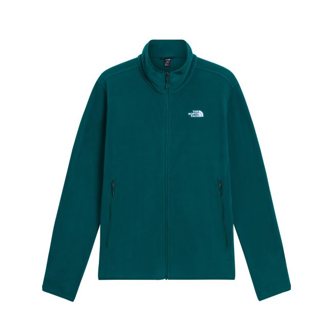 Bluză polar The North Face Glacier pentru bărbați - verde petrol Pacific Teal | poliester 100% reciclat