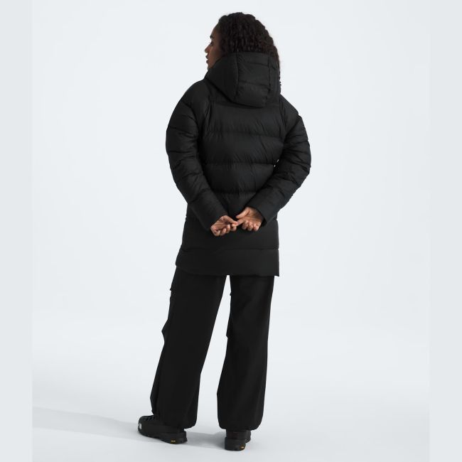 Parka de puf The North Face Hydrenalite City Down pentru damă - negru Black | 95% conținut reciclat