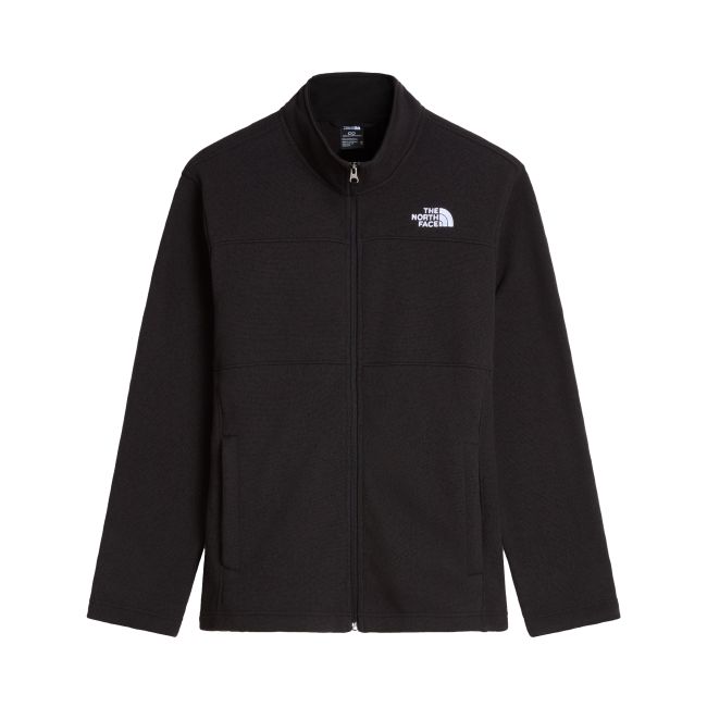 Bluză polar The North Face Gordon Lyons Full Zip pentru bărbați - negru Black Heather | poliester 100% reciclat