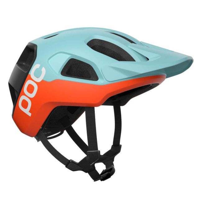 Cască MTB POC Cularis - Indicolite Blue Matt/Carnelian Orange Matt