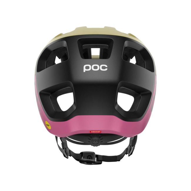 Cască MTB POC Cularis - Olivine Green Matt/Thulite Pink Matt