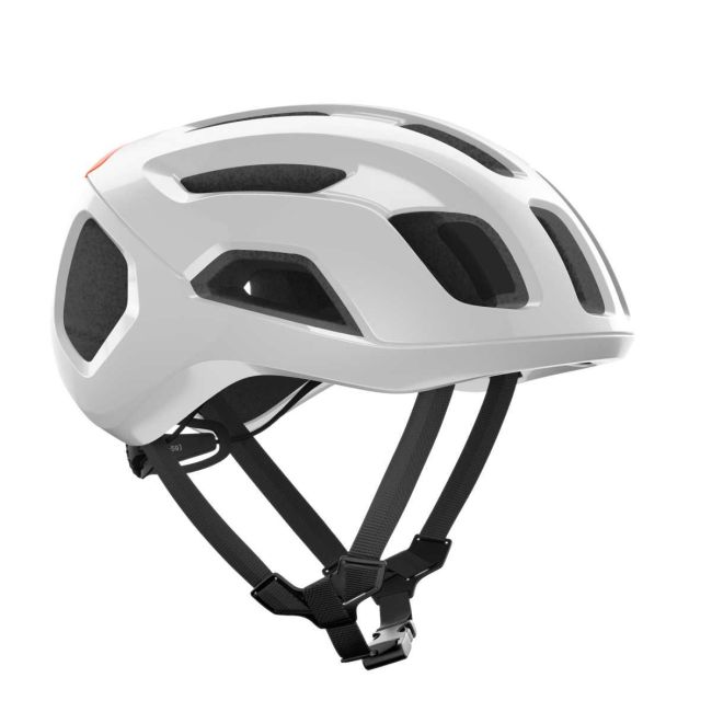 Cască ciclism șosea POC Ventral Air MIPS - Hydrogen White/Fluorescent Orange