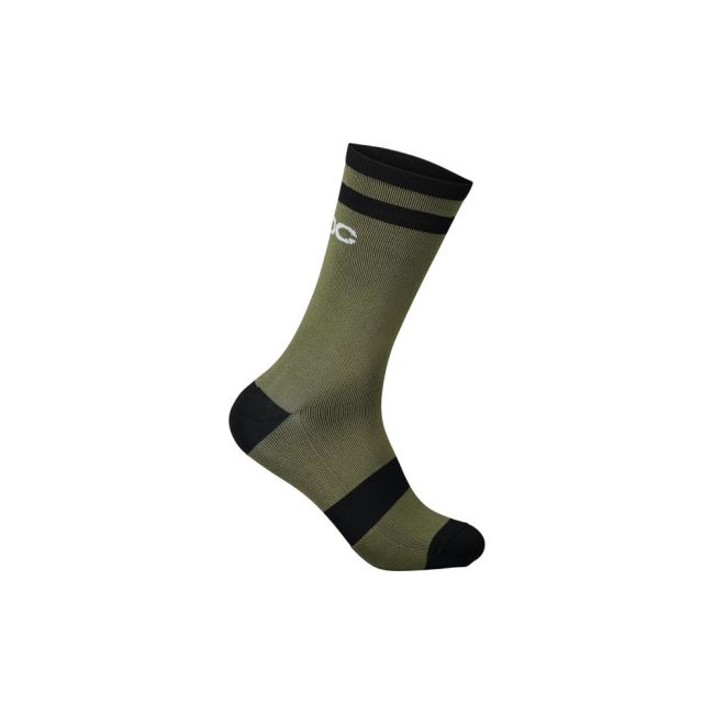 Șosete ciclism POC Lure MTB Sock Long - Epidote Green/Uranium Black
