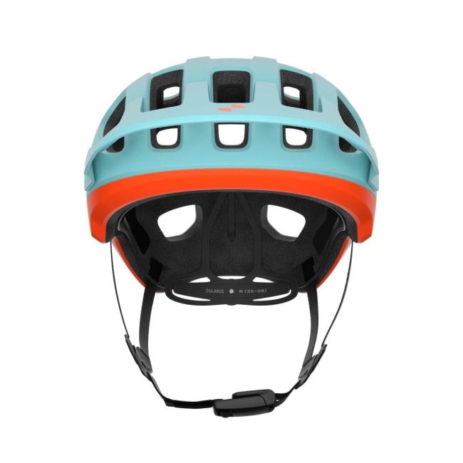 Cască MTB POC Cularis - Indicolite Blue Matt/Carnelian Orange Matt