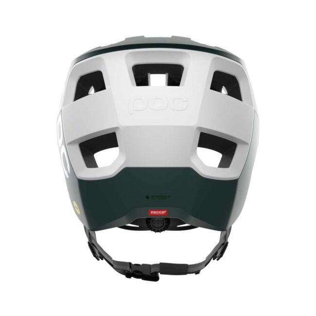 Cască MTB POC Kortal Race MIPS - Pargasite Green Matt/Hydrogen White Matt