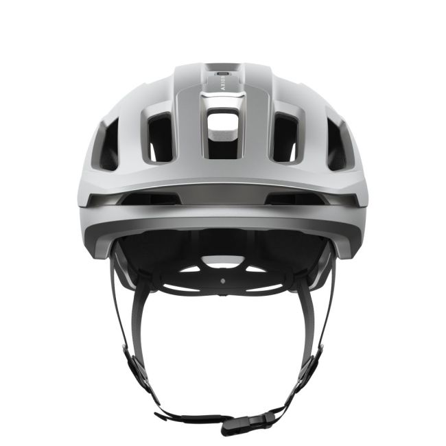 Cască MTB POC Axion Race MIPS - Uranium Black/Argentite Silver Matt