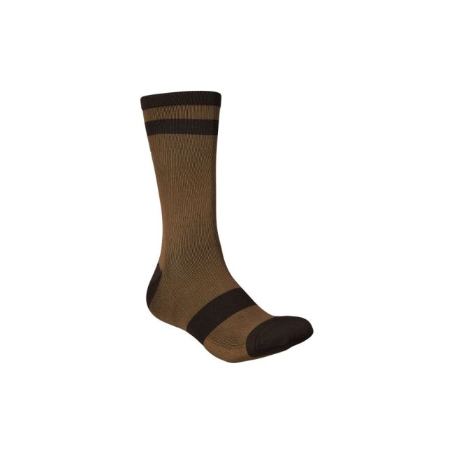 Șosete ciclism POC Lure MTB Sock Long - Jasper Brown/Axinite Brown