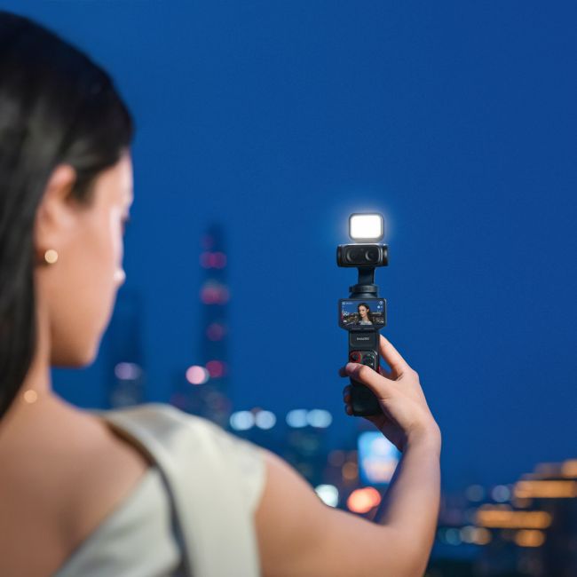 Lampă mini Insta360 Mini Fill Light pentru Luna Ultra - negru
