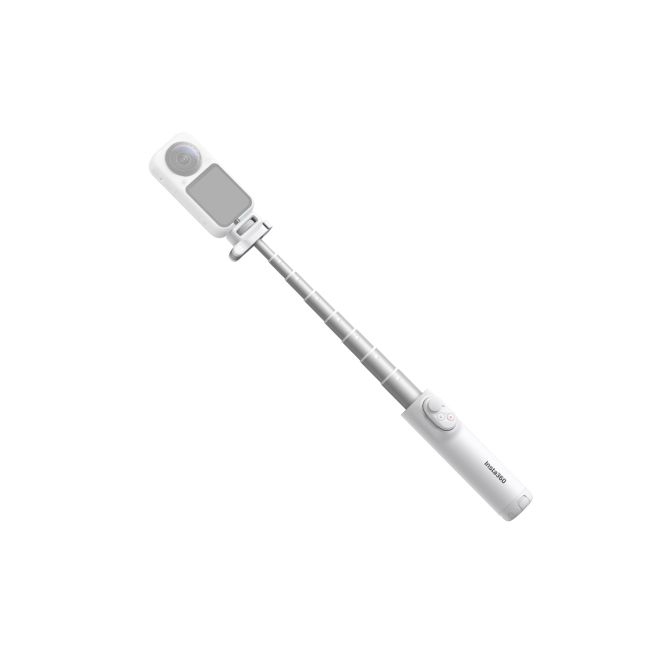 Selfie stick pliabil cu telecomandă Insta360 Foldable Selfie Stick Remote Kit Extended Edition - alb