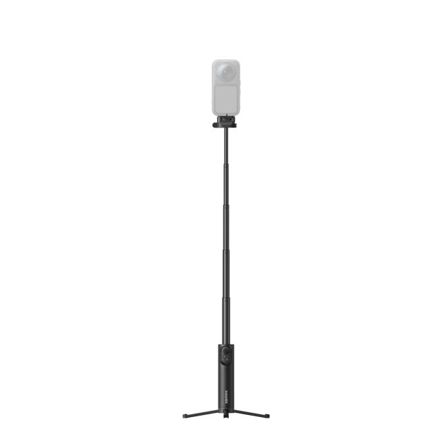 Selfie stick pliabil cu telecomandă Insta360 Foldable Selfie Stick Remote Kit Lightweight Edition - negru