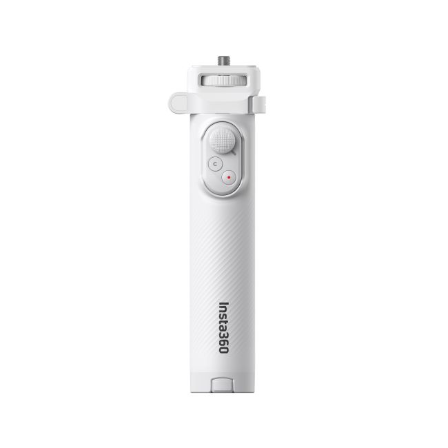 Selfie stick pliabil cu telecomandă Insta360 Foldable Selfie Stick Remote Kit Lightweight Edition - alb