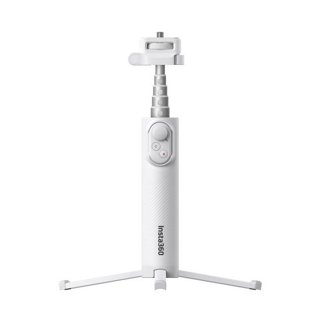 Selfie stick pliabil cu telecomandă Insta360 Foldable Selfie Stick Remote Kit Lightweight Edition - alb