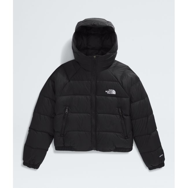 Geacă de puf The North Face Hydrenalite Down Hoodie pentru damă - negru Black | puf reciclat 600