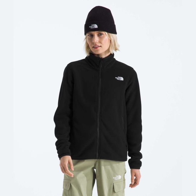Bluză polar The North Face Glacier pentru damă - negru Black | poliester 100% reciclat