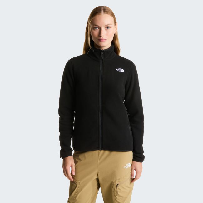 Bluză polar The North Face Glacier pentru damă - negru Black | poliester 100% reciclat