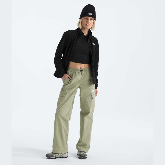 Bluză polar The North Face Glacier pentru damă - negru Black | poliester 100% reciclat