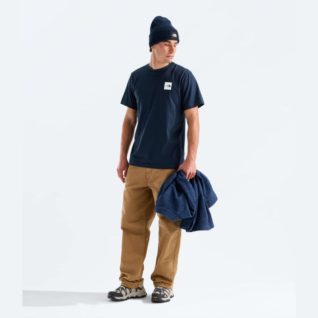Tricou The North Face Evolution Box Half Dome Regular pentru bărbați - bleumarin Summit Navy | bumbac și poliester