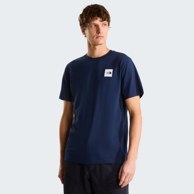Tricou The North Face Evolution Box Half Dome Regular pentru bărbați - bleumarin Summit Navy | bumbac și poliester