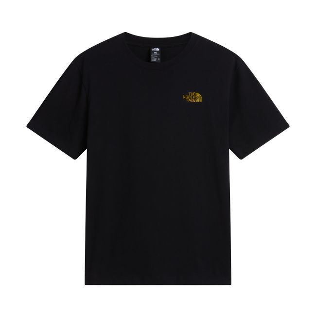 Tricou The North Face Pitch A Tent Relaxed pentru bărbați - negru Black | bumbac 100%