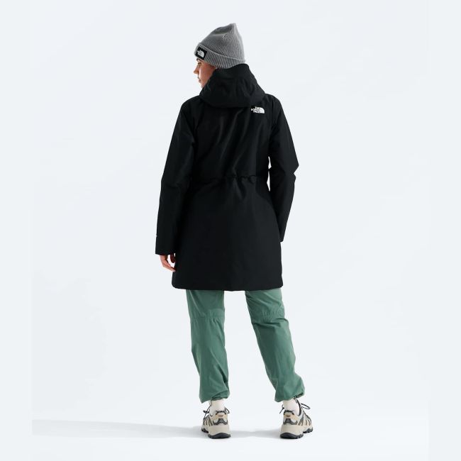 Parka The North Face Hikesteller Insulated pentru damă - negru Black | impermeabilă Dryvent