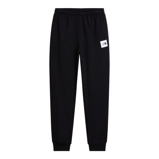 Pantaloni jogger The North Face Box Half Dome Regular Tapered pentru bărbați - negru Black | bumbac și poliester