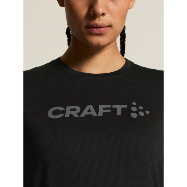 Tricou alergare Craft Essence Logo Tee 2 damă - negru