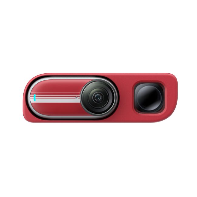 Cameră video mini Insta360 GO 3S - Retro Bundle Special Edition, Classic Red, 64GB