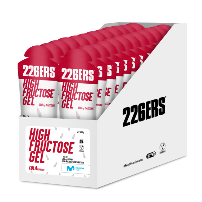 Gel energizant 226ers High Fructose Gel 80g - cola - bax 24 buc