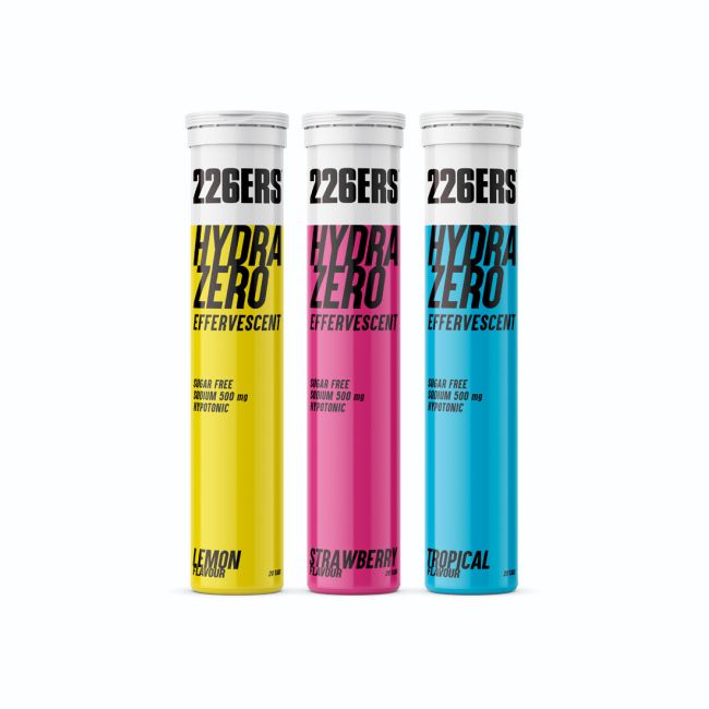 Tablete efervescente de electroliți 226ers Hydrazero Effervescent 20 tablete - lămâie