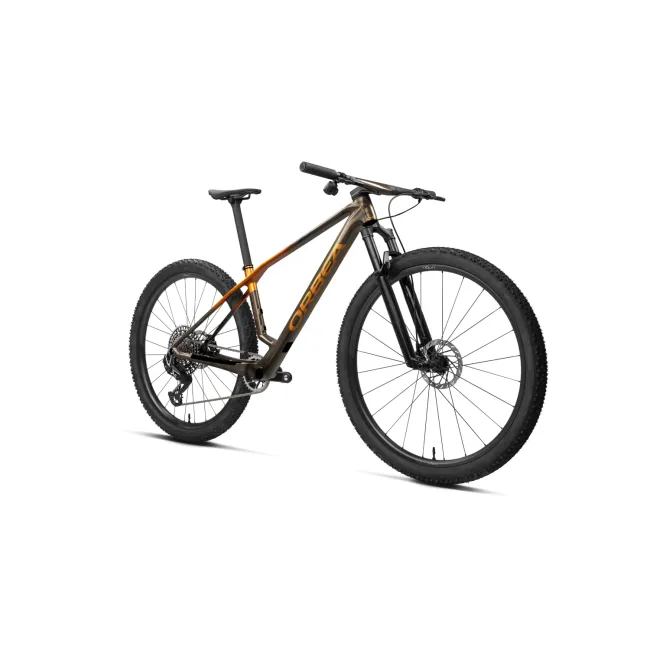Orbea ALMA CARBON (2027) - cadru MTB XC hardtail - Caramel Carbon View - Leo Orange (Gloss)