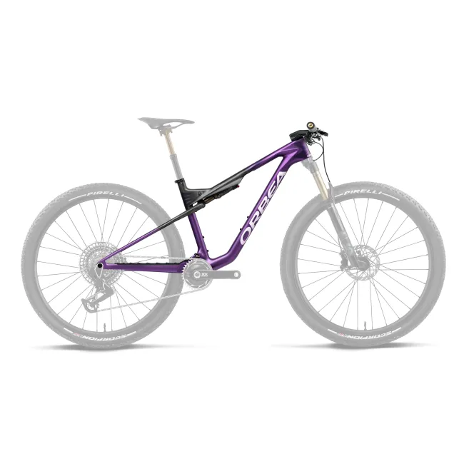 Orbea OIZ OMX+IL SL R+K (2027) - cadru MTB XC full suspension - Royal Plum - Diamond Black Carbon View (Matt)