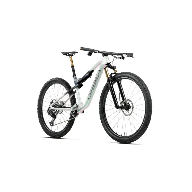 Orbea OIZ OMX+IL SL R+K (2027) - cadru MTB XC full suspension - Iris White - Seaweed Carbon View (Gloss)