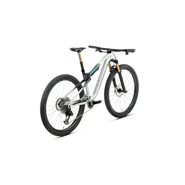 Orbea OIZ OMX+IL SL R+K (2027) - cadru MTB XC full suspension - Iris White - Seaweed Carbon View (Gloss)