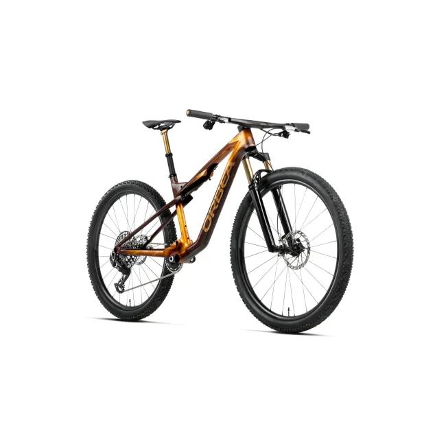 Orbea OIZ OMX+IL SL R+K (2027) - cadru MTB XC full suspension - Caramel Carbon View - Leo Orange (Gloss)