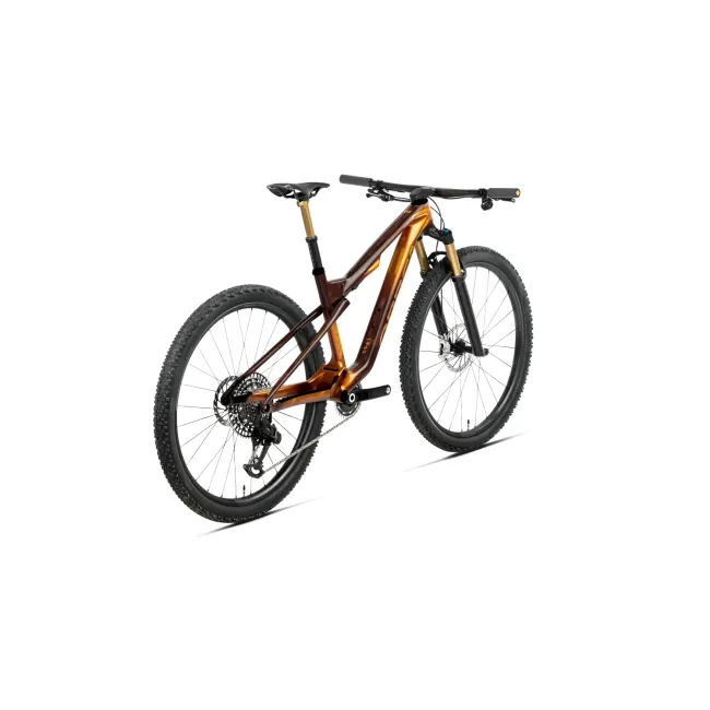 Orbea OIZ OMX+IL SL R+K (2027) - cadru MTB XC full suspension - Caramel Carbon View - Leo Orange (Gloss)
