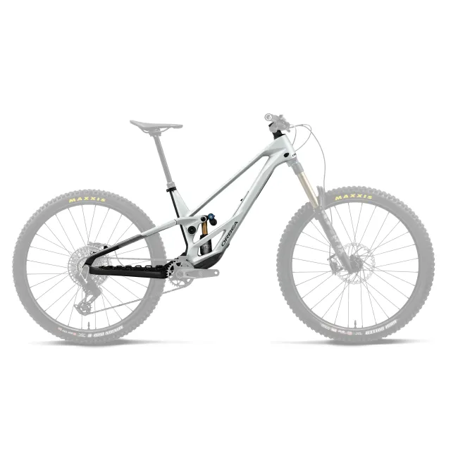Orbea RALLON 442 ENDURO (2027) - cadru MTB Enduro full suspension - White Chic - Diamond Black (Gloss)