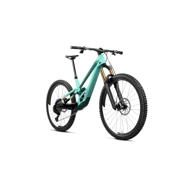 Orbea RALLON 442 ENDURO (2027) - cadru MTB Enduro full suspension - Aloha Green - Fantasy Purple Carbon View (Gloss)