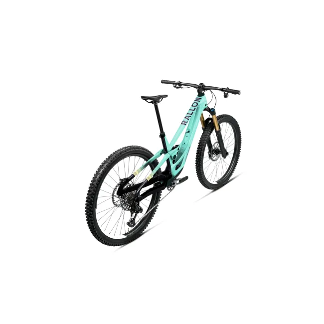 Orbea RALLON 442 ENDURO (2027) - cadru MTB Enduro full suspension - Aloha Green - Fantasy Purple Carbon View (Gloss)