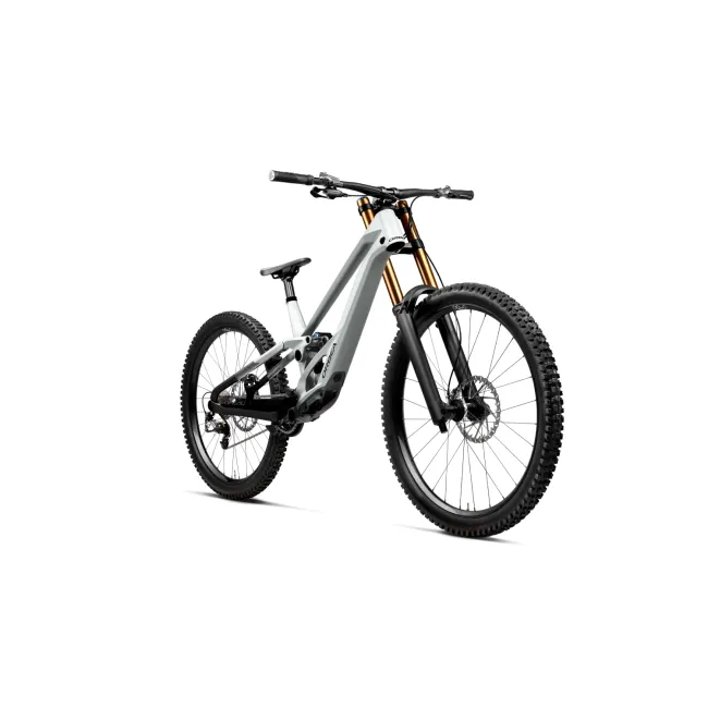 Orbea RALLON 442 DH (2027) - cadru MTB Downhill full suspension - White Chic - Diamond Black (Gloss)