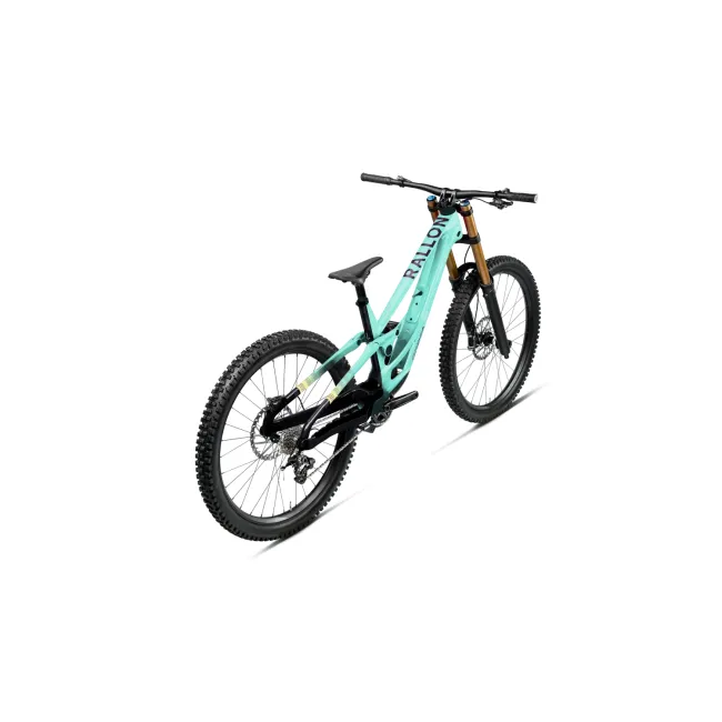 Orbea RALLON 442 DH (2027) - cadru MTB Downhill full suspension - Aloha Green - Fantasy Purple Carbon View (Gloss)