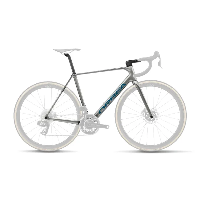 Orbea ORCA OMX (2027) - cadru șosea race - Spark Silver - Titan Grey (Gloss)