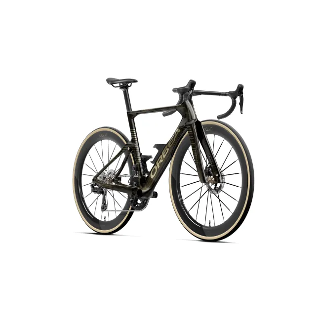 Orbea ORCA AERO OMX (2027) - cadru șosea race aero - Magic Gold C. View - Titanium (Gloss)