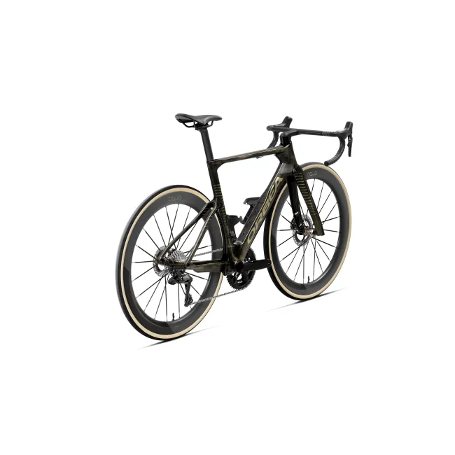 Orbea ORCA AERO OMX (2027) - cadru șosea race aero - Magic Gold C. View - Titanium (Gloss)