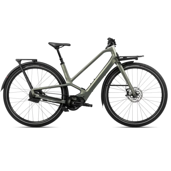 Orbea DIEM 10 (2024) - bicicletă electrică urbană - Spaceship Green (Matt)