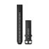 Garmin curea silicon QuickFit 20 - neagra cu parte extra lunga pentru Fenix 5s/ 6s/ 7s D2 Delta S